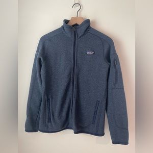 Patagonia women’s Better Sweater Blue Zipper Fleece‎ Jacket  Size M